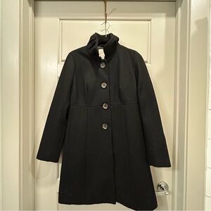 J. Crew Women's Black Pea Coat